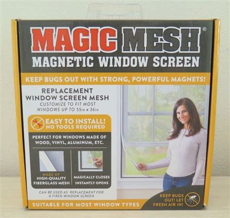 Magic window screen replacement